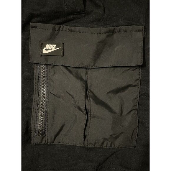 Nike Black Utility Cargo Shorts Lightweight Cotton Men’s 2XL 8” Inseam NWT - Picture 6 of 9